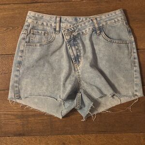 SHEIN Light Blue Jean Shorts for Women